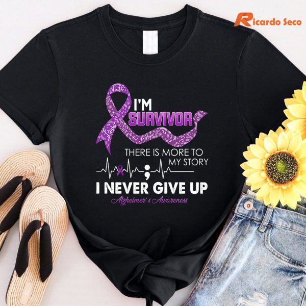 I'm Survivor, Purple Alzheimer's Awareness T-shirt