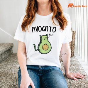 Avogato Funny Cat T-shirt Mockup