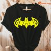 Batman Christmas T-shirt hanging on the hanger