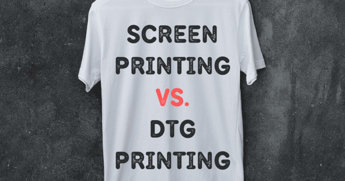 both Screen Printing vs Digital Printing