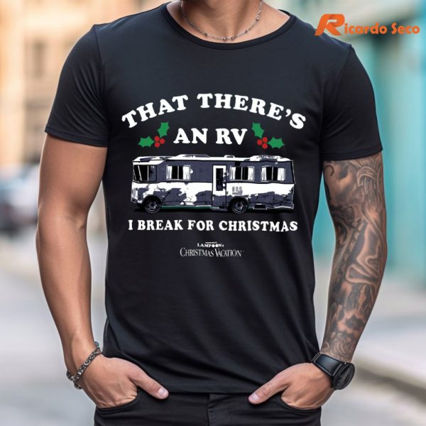 Christmas Vacation T-shirt is worn on the body