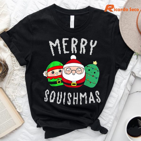 Cute Squishmallow Merry Squishmas Ugly Sweater Family Pjs T-shirt