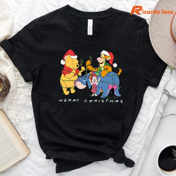 Disney Winnie The Pooh Christmas Lights T-shirt