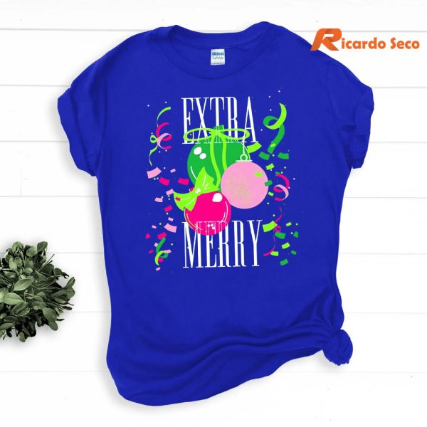 Extra Merry And Bright Southern Prep Simply Christmas T-Shirt