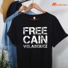 Free Cain Velasquez T-shirt hanging on a hanger