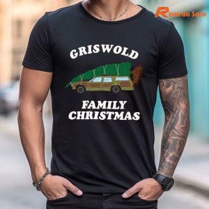 Griswold Family Christmas T-Shirt is worn on the body
