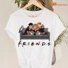 Harry Potter Friends Parody T-shirt hanging on the hanger