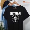 Hitman Logo T-shirt hanging on a hanger