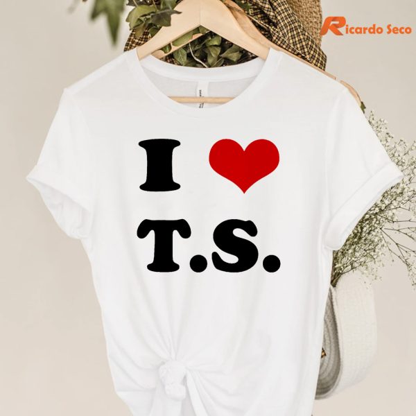 I love TS T-shirt hanging on the hanger