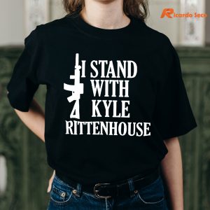 I stand with Kyle Rittenhouse T-shirt is being worn