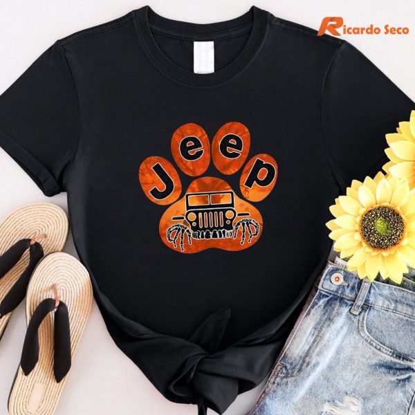 Jeep And Dogs Halloween T-shirt