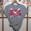 Joe Kelly Fight Club Boston T-shirt hanging on a hanger