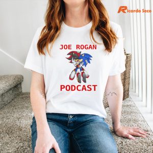 Joe Rogan Podcast T-shirt is being worn