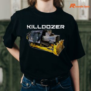 Killdozer T-shirt is being worn