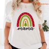 Mama Christmas T-shirt is being worn on the body