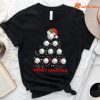 Merry Golfmas Christmas Golf T-shirt