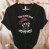 Michael Myers Halloween horror Christmas Ghost T-shirt hanging on a hanger