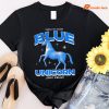 Official charlie The Unicorn Blue Unicorn T-shirt