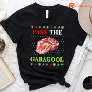 Pass the Gabagool Tacky Ugly Christmas T-shirt