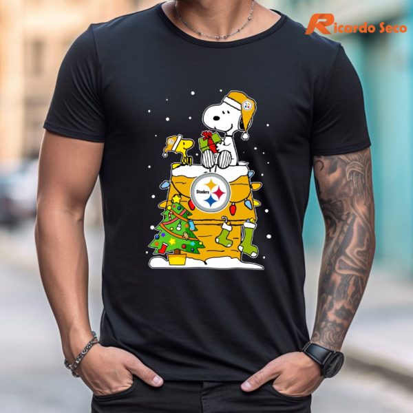 Pittsburgh Steelers T-shirt is being worn on the body