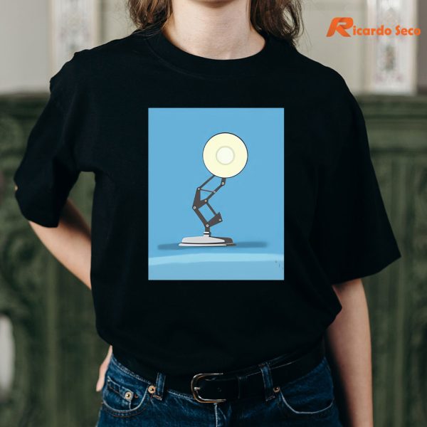 Pixar Lamp And I T-shirts is worn on the human body