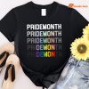 Pride Month Demon Pride Month T-shirt