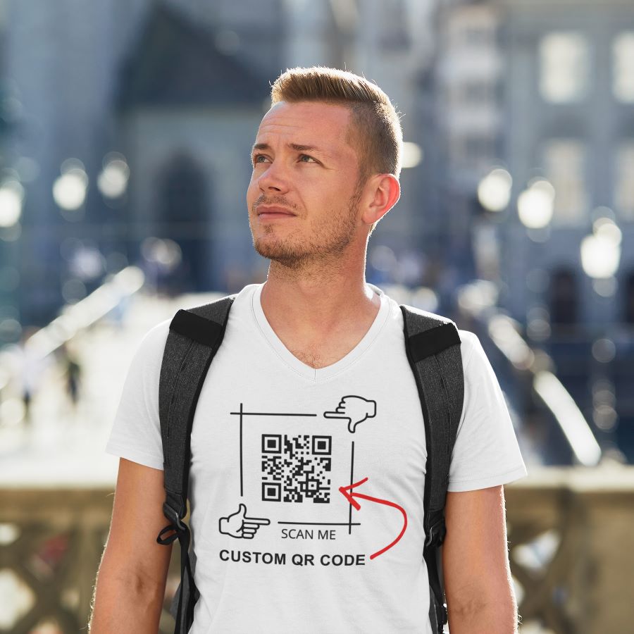 qr code on a shirt