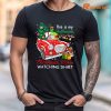 Red Truck This Is My Hallmarks Christmas Movie Watching T-Shirt is being worn on the body