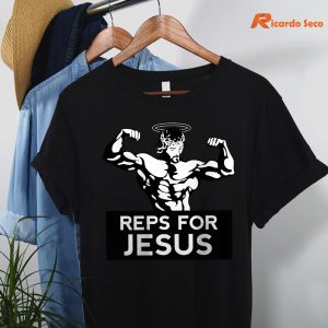 Reps For Jesus T-shirt hanging on the hanger