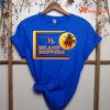 Retro Island Hoppers T-shirt hanging on the hanger