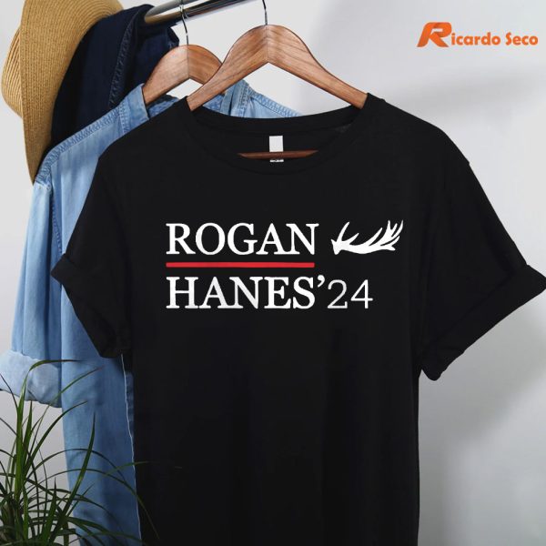 Rogan Hanes 2024 New T-shirt hanging on the hanger
