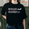 Rogan Hanes 2024 New T-shirt is being worn on the body