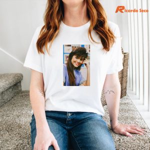 Saved By the Bell Kelly Kapowski T-shirt is being worn