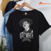 Say When Doc Holliday T-shirt hanging on the hanger