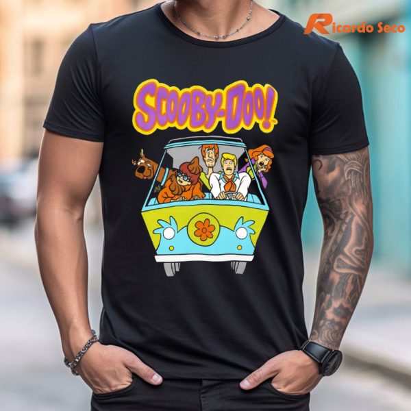 Scooby Doo Christmas T-shirt is worn on the body
