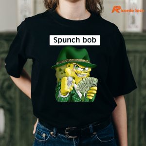 Spongebob Spunch Bob T-shirt is being worn on the body