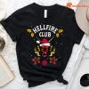 Stranger Things Christmas Hellfire Club Logo T-shirt