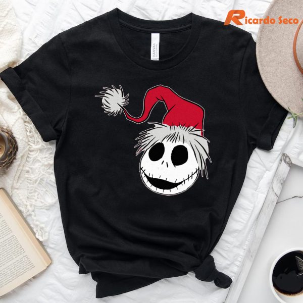 The Nightmare Before Christmas Jack Santa Hat T-shirt