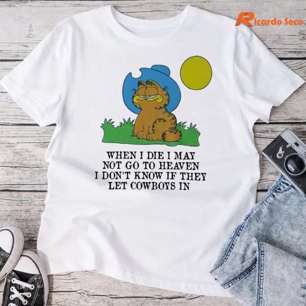When i die i May not go to Heaven Garfield Classic DMN T-shirt