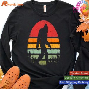 70s 80s Sasquatch Lover - Bigfoot Retro T-shirt