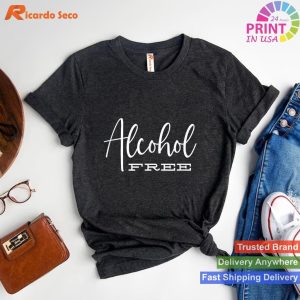 Alcohol-Free Lifestyle Statement T-shirt