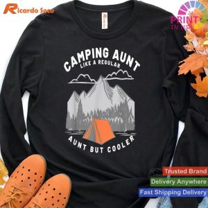 Aunt's Camping Love Camping Aunt T-shirt