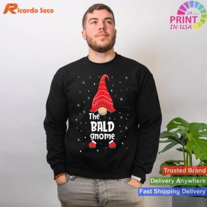 Bald Gnome Family Matching Christmas Funny Pajama