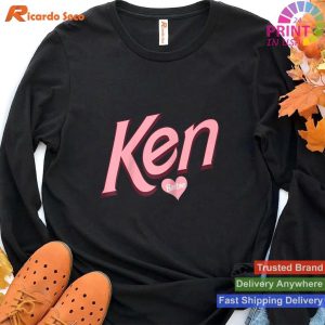Barbie Valentines Ken Love Edition Raglan Baseball Tee T-shirt
