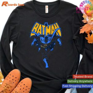 Batman Vintage Run Stylish Raglan Baseball Tee T-shirt