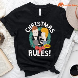 Beavis and Butthead Christmas Rules T-Shirt