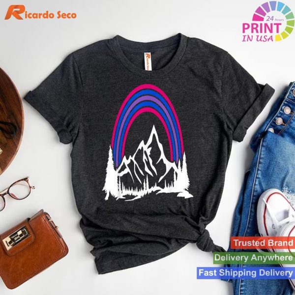 Bi Pride Outdoors Express with Our Nature Enthusiastic T-shirt