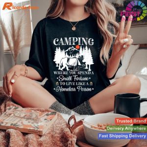 Bigfoot Camping Thrill Experience with Our Premium T-shirt