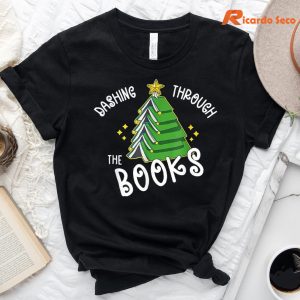Book Lover Christmas Tree T-shirt