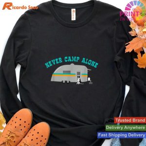 Border Collies & Camping Joy Celebrate with Our Fun T-shirt